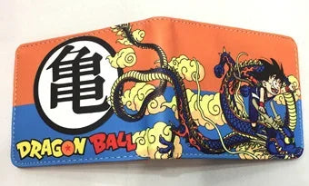 Dragon Ball Son Goku Multifunctional Card Purse Cartoon PU Wallet Personality Creativity Simple Foldable Coin Boy Birthday Gift