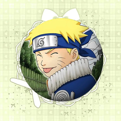 S-Smart N-NARUTOs Badges Tinplate Soft Button Pin Brooch Metal Badge Custom Jewelry Accessories Hat Bag Lapel