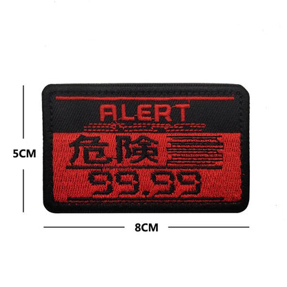 Metal Gear Solid MGS 5 Diamond Dogs Special Force Group Ghost Embroidered Patch Stripes sticker for clothing Patches