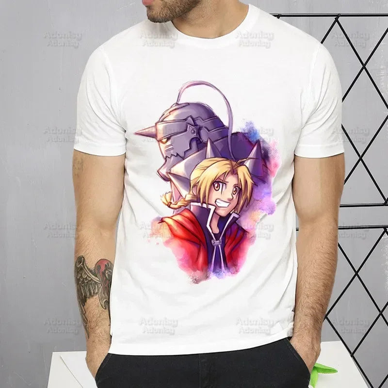 Fullmetal Alchemist Alphonse Elric T-Shirt – Harajuku Short Sleeve