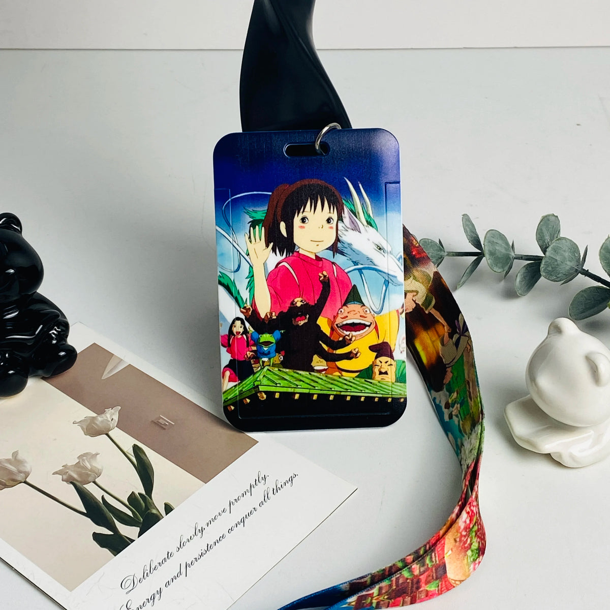 Anime Card Case Lanyard
