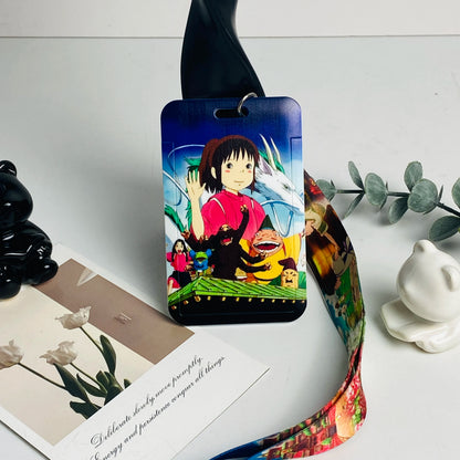 Anime Card Case Lanyard