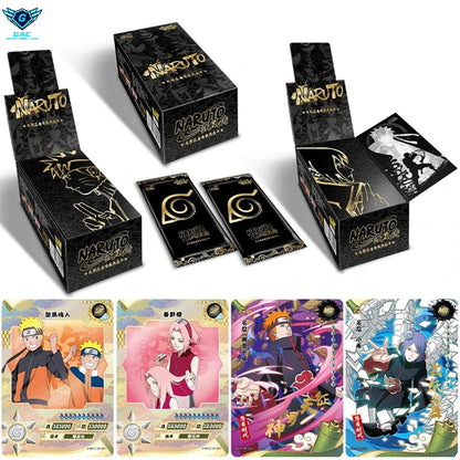 KAYOU Genuine Naruto Cards T2W9 T4W8 Booster Box Anime TCG Rare SE BP CR MR Ninja World Fight Chapter Collection Kids Toy Gift