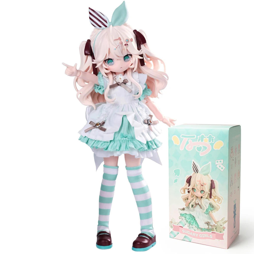 In Stock Wanmeng Sugary  1/8Mjd Blind Box Movable joints Doll Action Figure Doll Trendy Toy Ornaments Figure Cute Gift