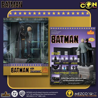 【Ship Within 24 Hours】Hasbro McFarlane Keaton Batman, 5‑Point Articulation, "I'm Batman" Scene Diorama, Collectible Gift