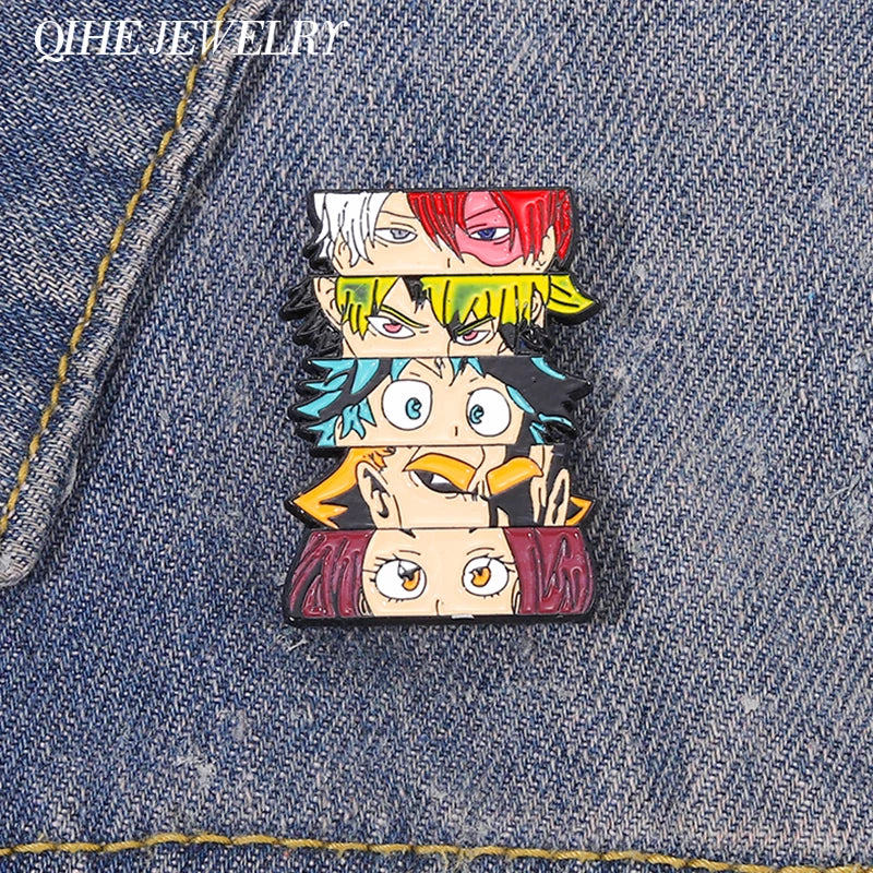 Cartoon Anime Movies Enamel Pin Metal Badge Brooch
