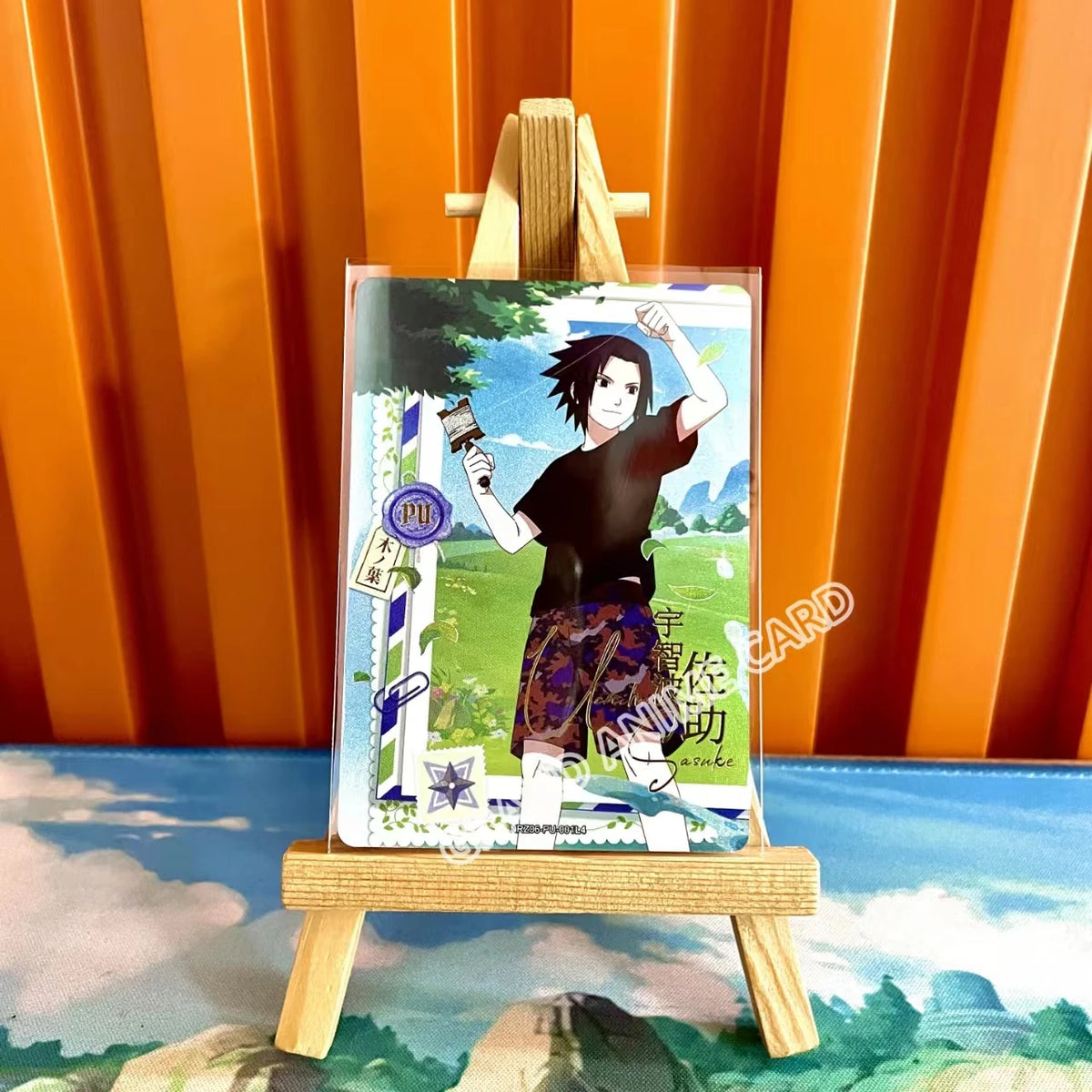 Kayou Original Naruto Card W6T4 W7T4 W8T4 PU Full Series Single Card No.01-08 Rare Itachi Uchiha Anime Collection Card Toy Gift