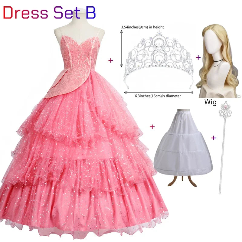 Wicked Glinda Cosplay Dress