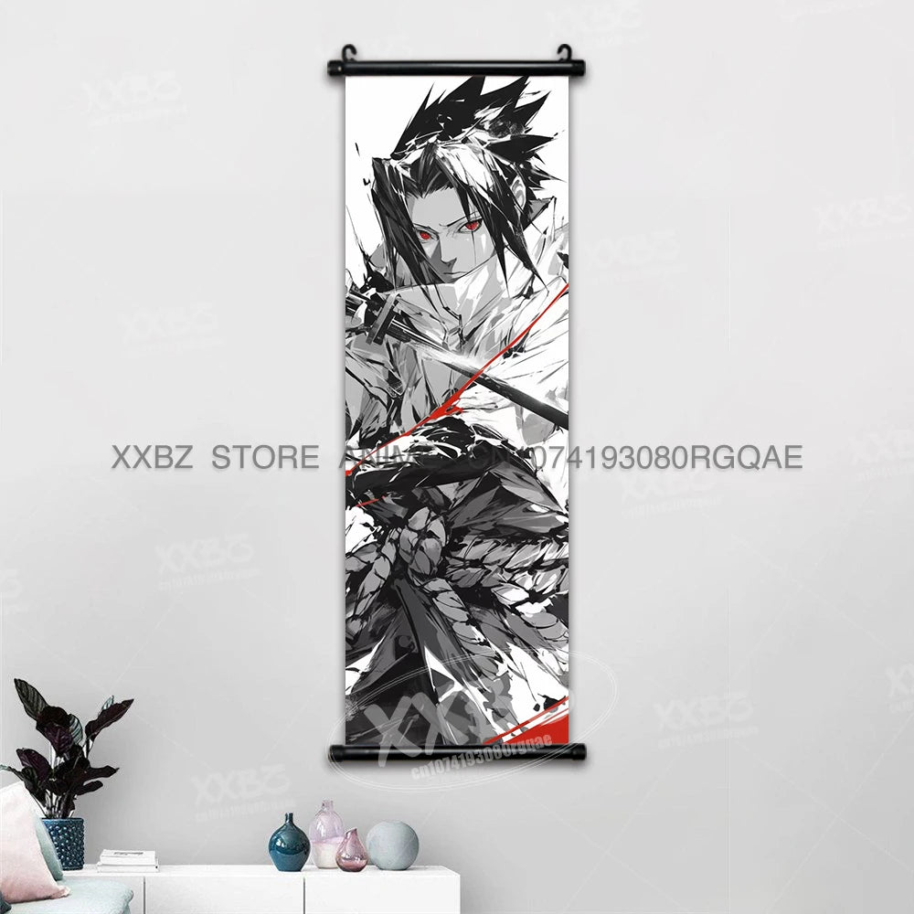 Naruto Hyuga Hinata Canvas Scroll