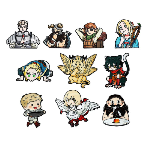 Dungeon Meshi Enamel Pins
