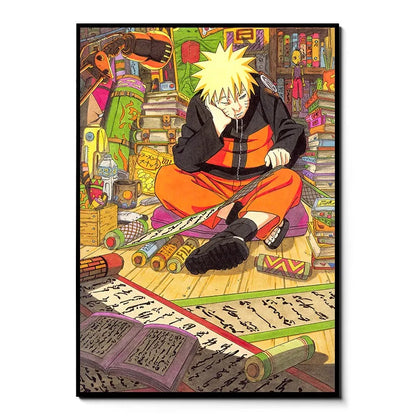 Naruto Uzumaki Frameless Canvas