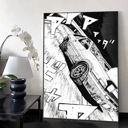 Initial D Poster Sticker