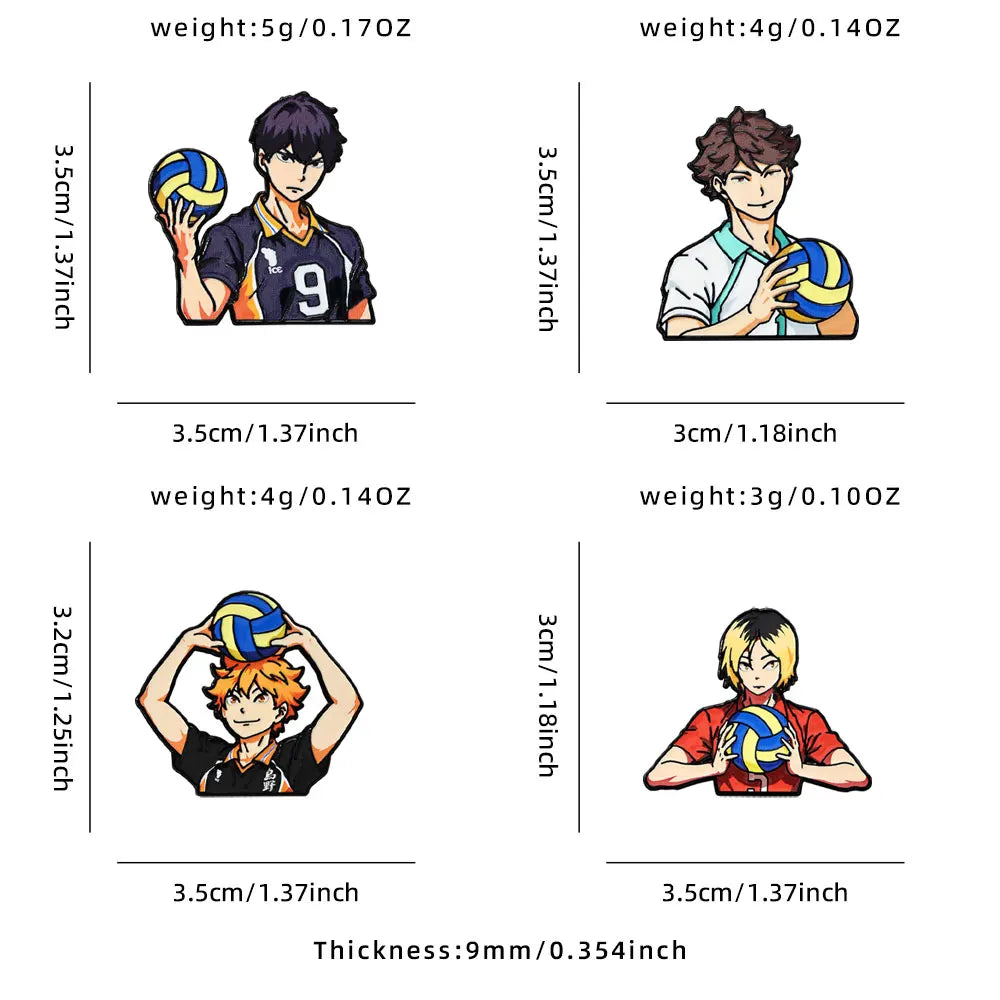 Haikyuu Hinata Enamel Pin