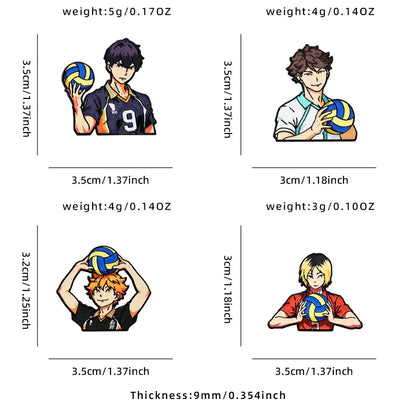 Haikyuu Hinata Enamel Pin