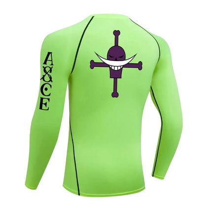 One Piece Luffy Rash Guard