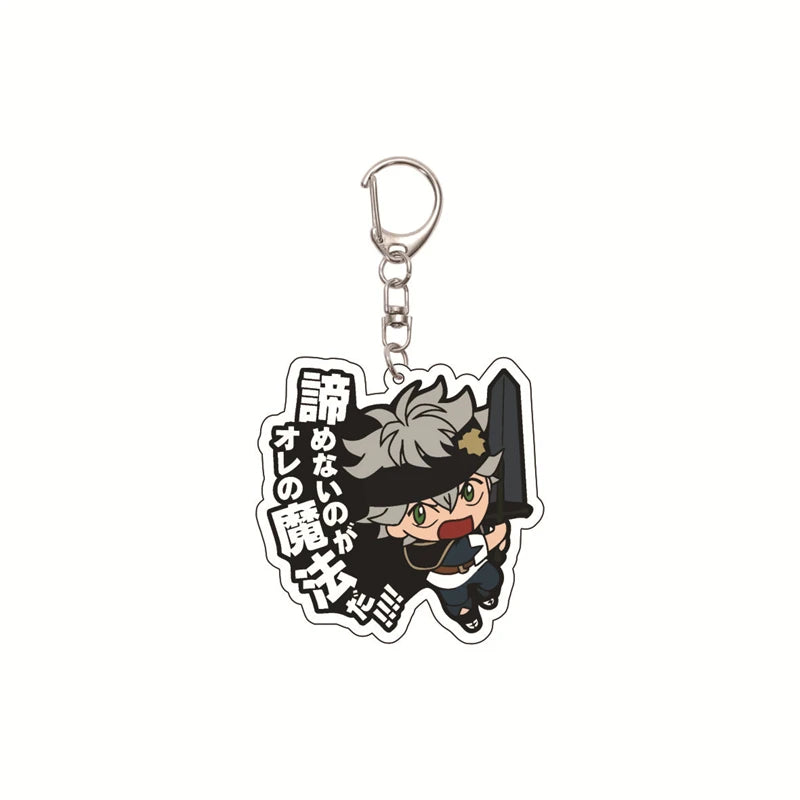 Black Clover Asta Acrylic Keychain