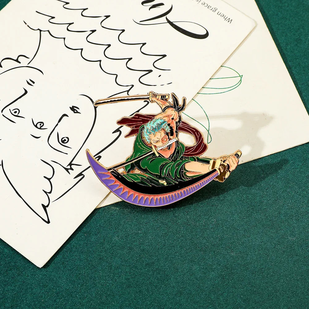 One Piece Roronoa Zoro Enamel Pin