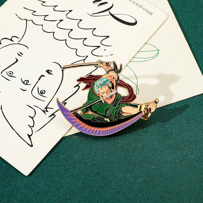 One Piece Roronoa Zoro Enamel Pin