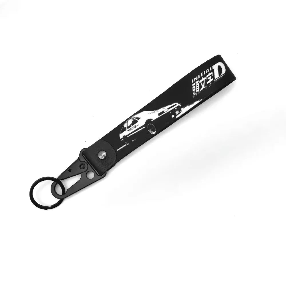 Initial D Keychain Lanyard