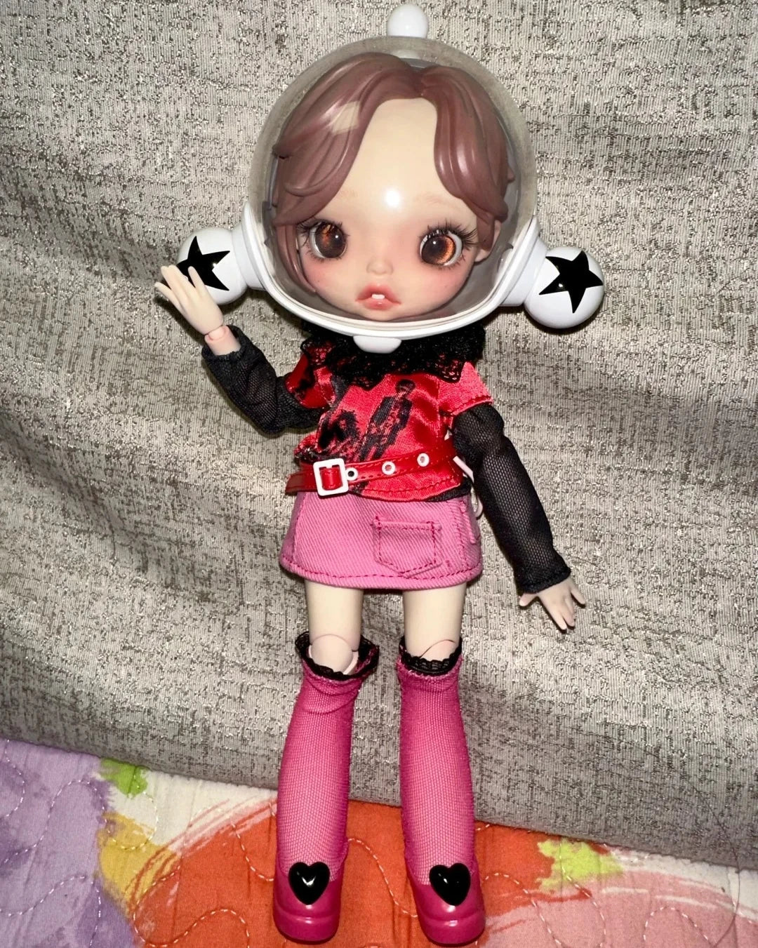 Pop Mart Skullpanda Bjd Nana Figures Baby Series Flower Blooming Figure Pink Green SP Art Toy Limited Dolls Surprise Toy Gift