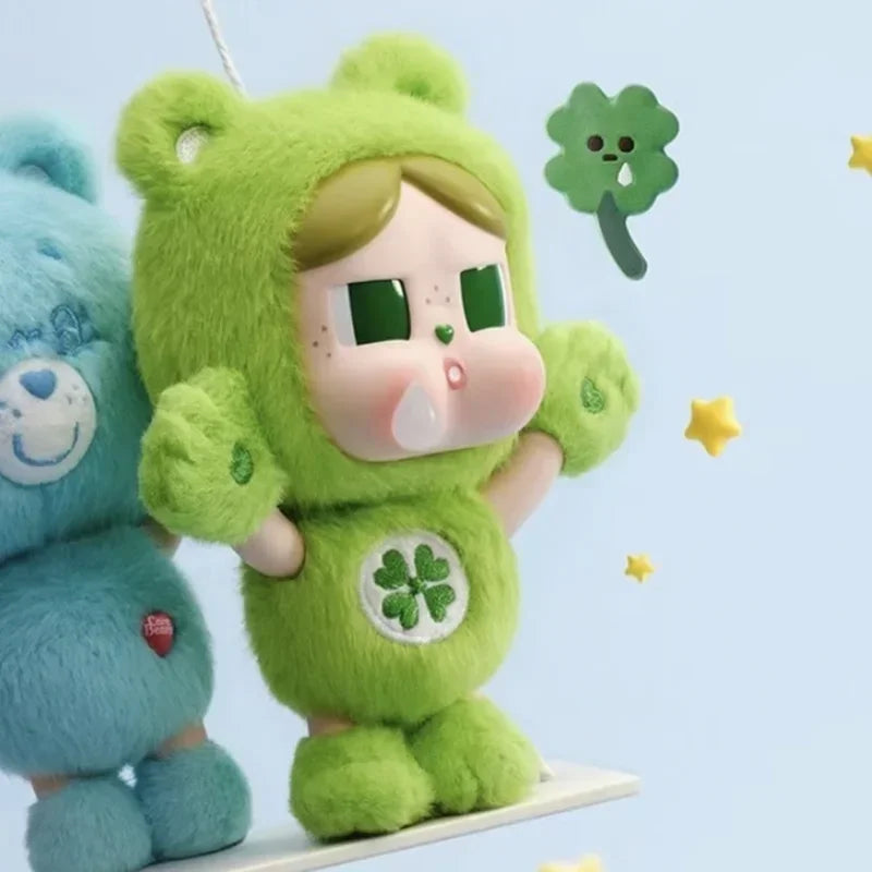 POP MART CRYBABY Care Bears Series Vinyl Plush Pendant Mystery Box Genuine Blind Box Guess Toys Bag Ornament Cute Figurines
