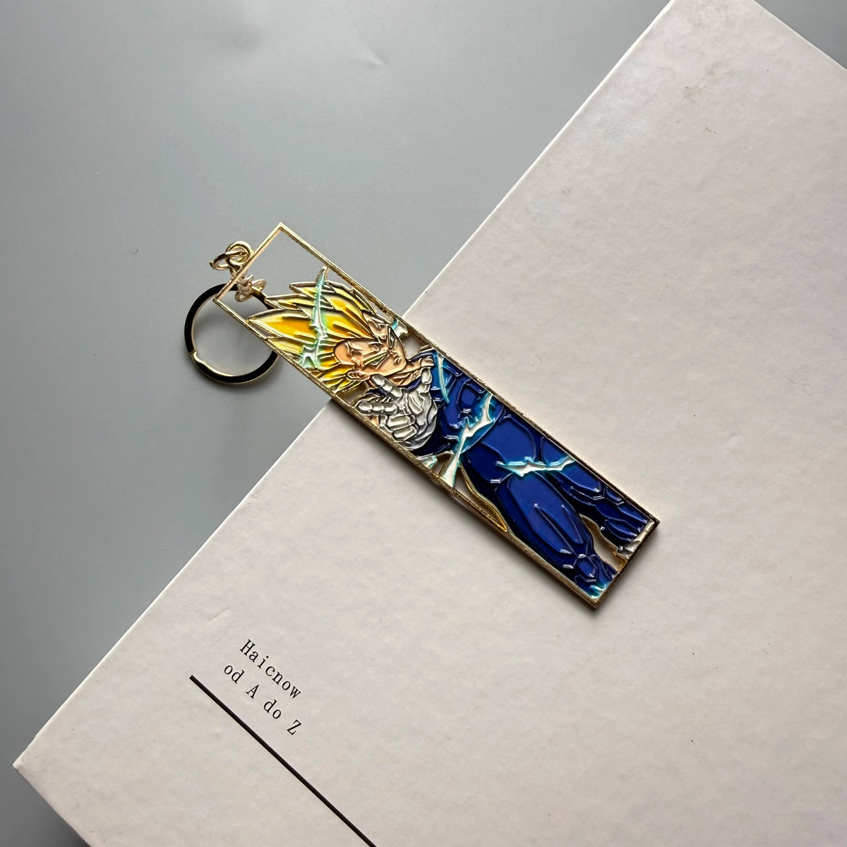 Anime Jet Metal Keychain