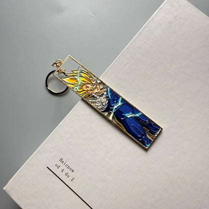 Anime Jet Metal Keychain