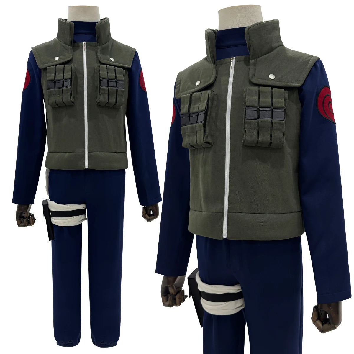 HOLOUN Anime Hatake Kakashi Cosplay Costume Vest T-shirt Pants