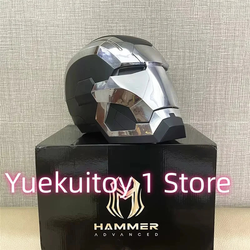 Wearable Iron Man Mk5 Helmet Toy with Arm Cannon Role Play Gift for Fans Transformers Bumblebee & Green Goblin Designs