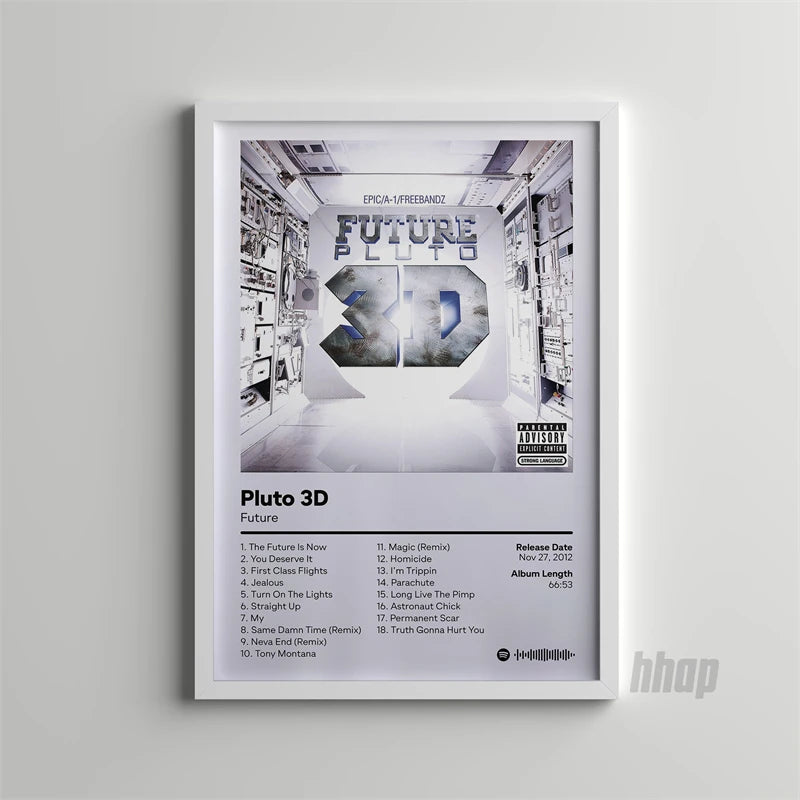 Future Pluto Canvas Print
