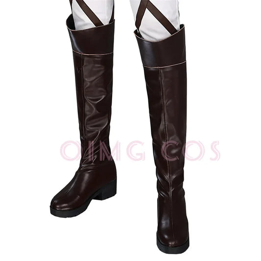 Attack On Titan Eren Jaeger Cosplay Shoes Chinese  Anime Style Halloween Game