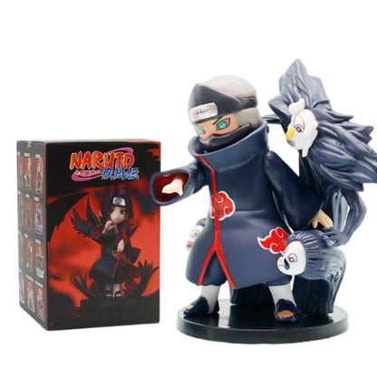 1-12pcs Naruto Blind Box Figure Toys Shippuden Akatsuki Arc Series Trendy Mystery Box PVC Model Surprise Christmas Toys Gift