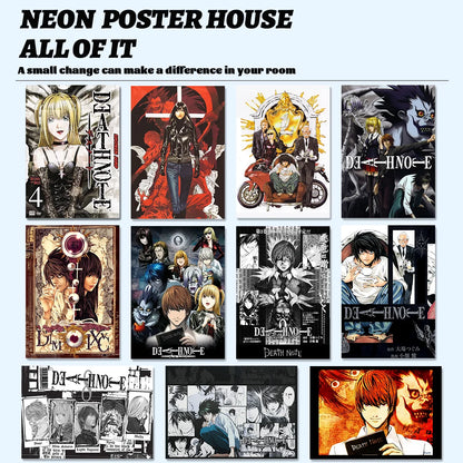 Death Note Light Yagami Canvas Poster