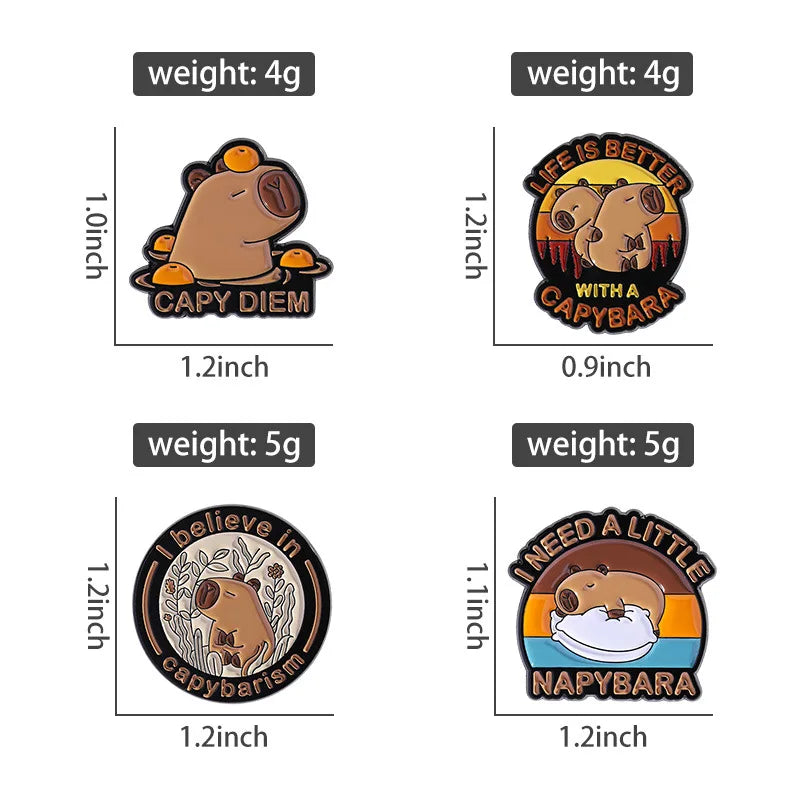 Anime Enamel Brooch Badge