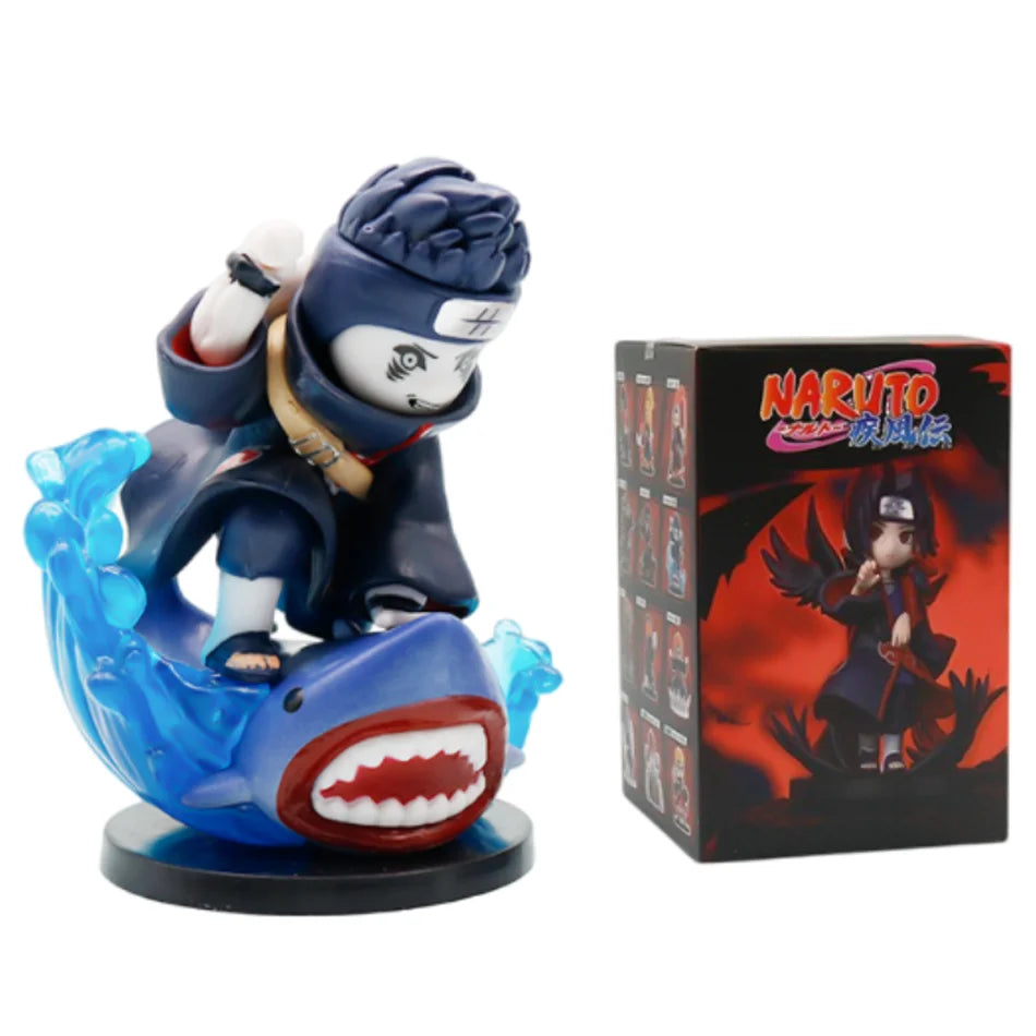1-12pcs Naruto Blind Box Figure Toys Shippuden Akatsuki Arc Series Trendy Mystery Box PVC Model Surprise Christmas Toys Gift