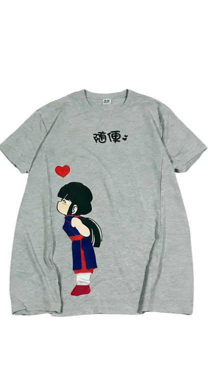2026 Summer Dragon Ball Retro Anime T-Shirt Couple Outfit Goku Chi-Chi Casual Loose Sports Tee Funny Casual Design Y2K Style