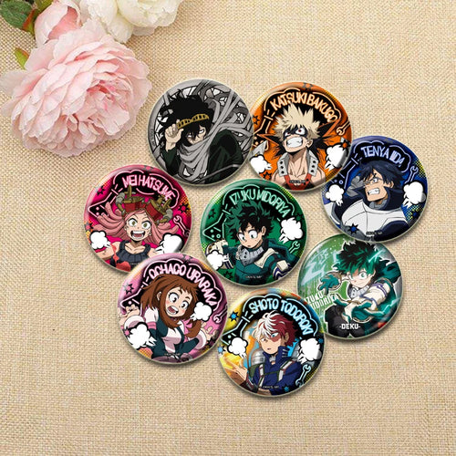 Midoriya Izuku/Bakugou Katsuki Anime Badge Todoroki Shoto Brooches
