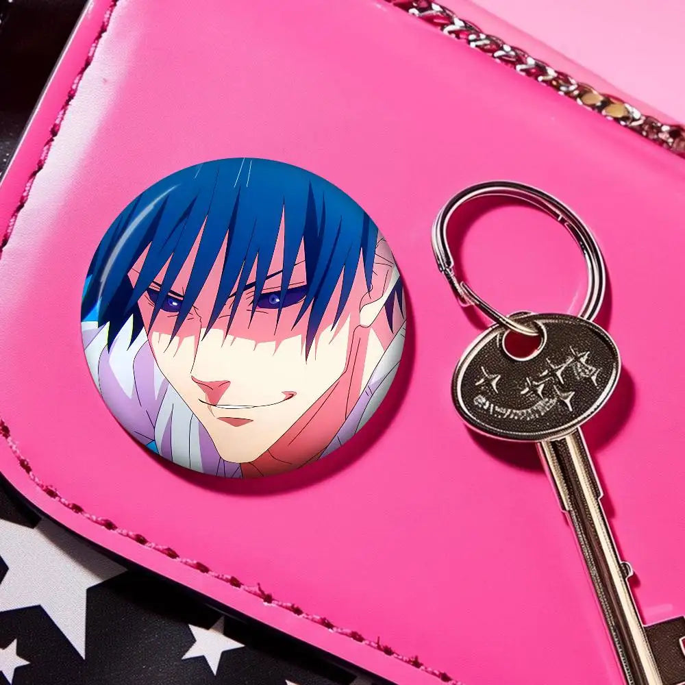 Anime Toji Fushiguro Photo Brooches Creative Round Badge Gifts Pins 32/44/58mm