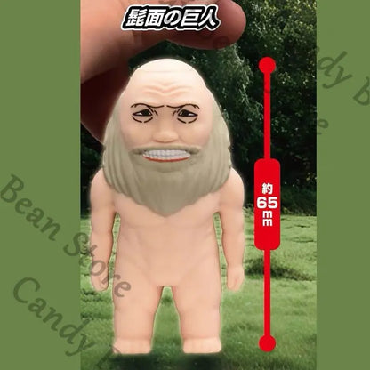 Genuine Anime Attack on Titan Cosplay Knead The Band Maumet Cartoon Stretchable Garage Kits Figurine Model Adorn Xmas Gift