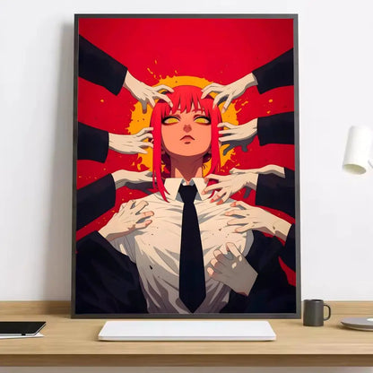 Chainsaw Man Makima Canvas Poster