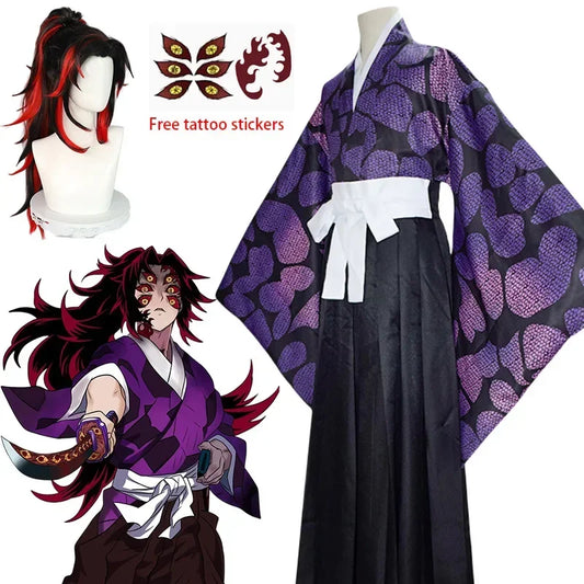 Demon Slayer Kokushibo Role-Play Wig