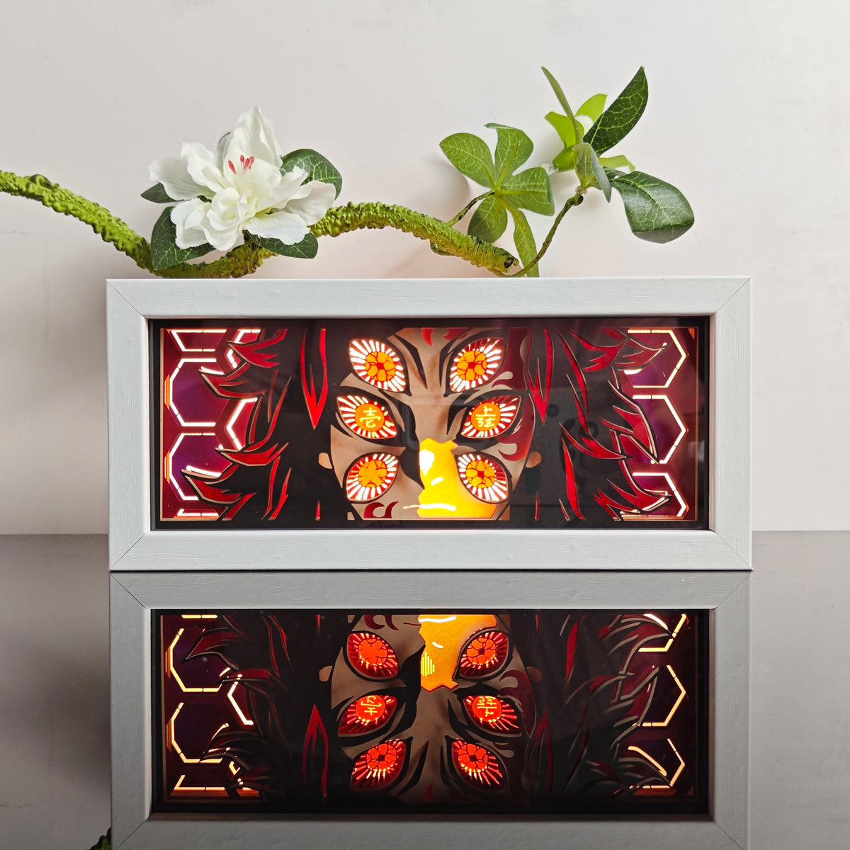 Anime Paper Carved LED Lamp