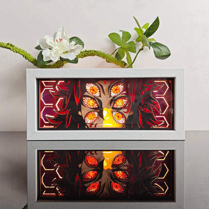 Anime Paper Carved LED Lamp