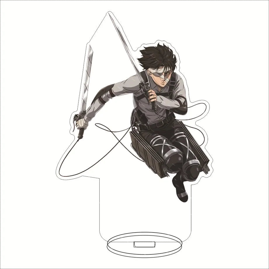 16CM Anime Acrylic Stand‌ Attack on Titan Connie Springer Mikasa Ackerman Eren Jaeger Armin Arlert Cos Figure Ornaments Gifts