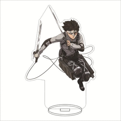 16CM Anime Acrylic Stand‌ Attack on Titan Connie Springer Mikasa Ackerman Eren Jaeger Armin Arlert Cos Figure Ornaments Gifts