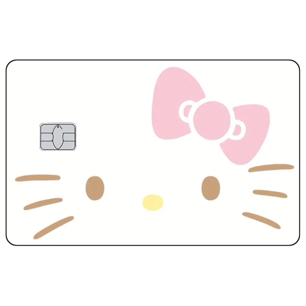 Kawaii Kitty Credit Card Sticker