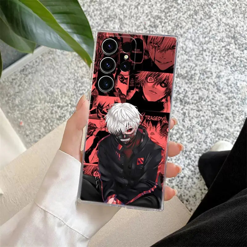 Tokyo Ghoul Kaneki Clear Phone Case