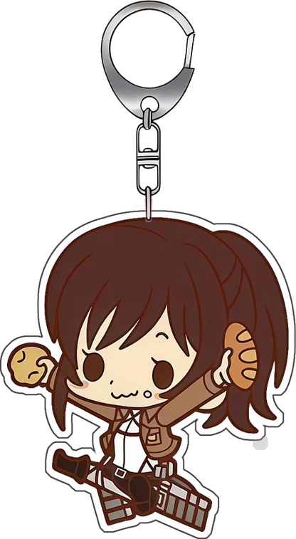 6Cm Acrylic Keychain for Attack on Titan Armin Arlert nime Cartoons Backpack Decoration Pendant Cute Anime Merchandise Fan Gift
