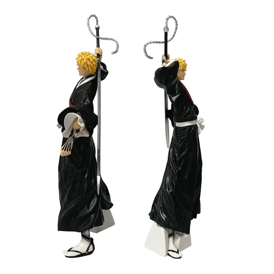 Anime Bleach Kuchiki Byakuya Kurosaki Ichigo Anime Figure Toy Action Figure Toushirou Figurine Statue PVC Model Christmas Gift