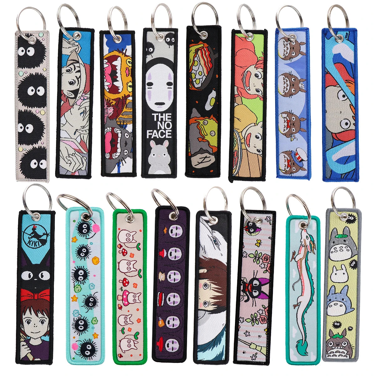 Anime Movie White Dragon Keychain